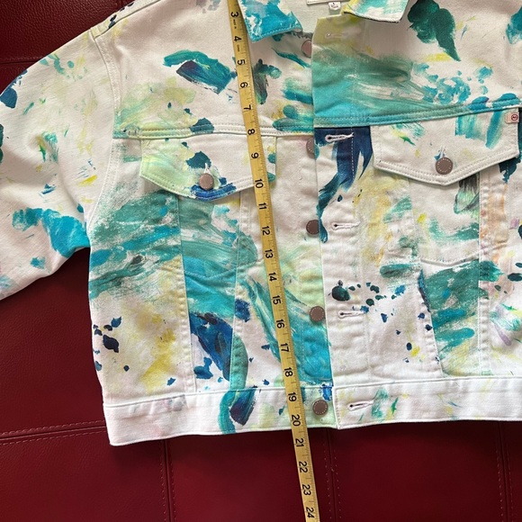 AG jeans multi-color jean jacket - Picture 3 of 5